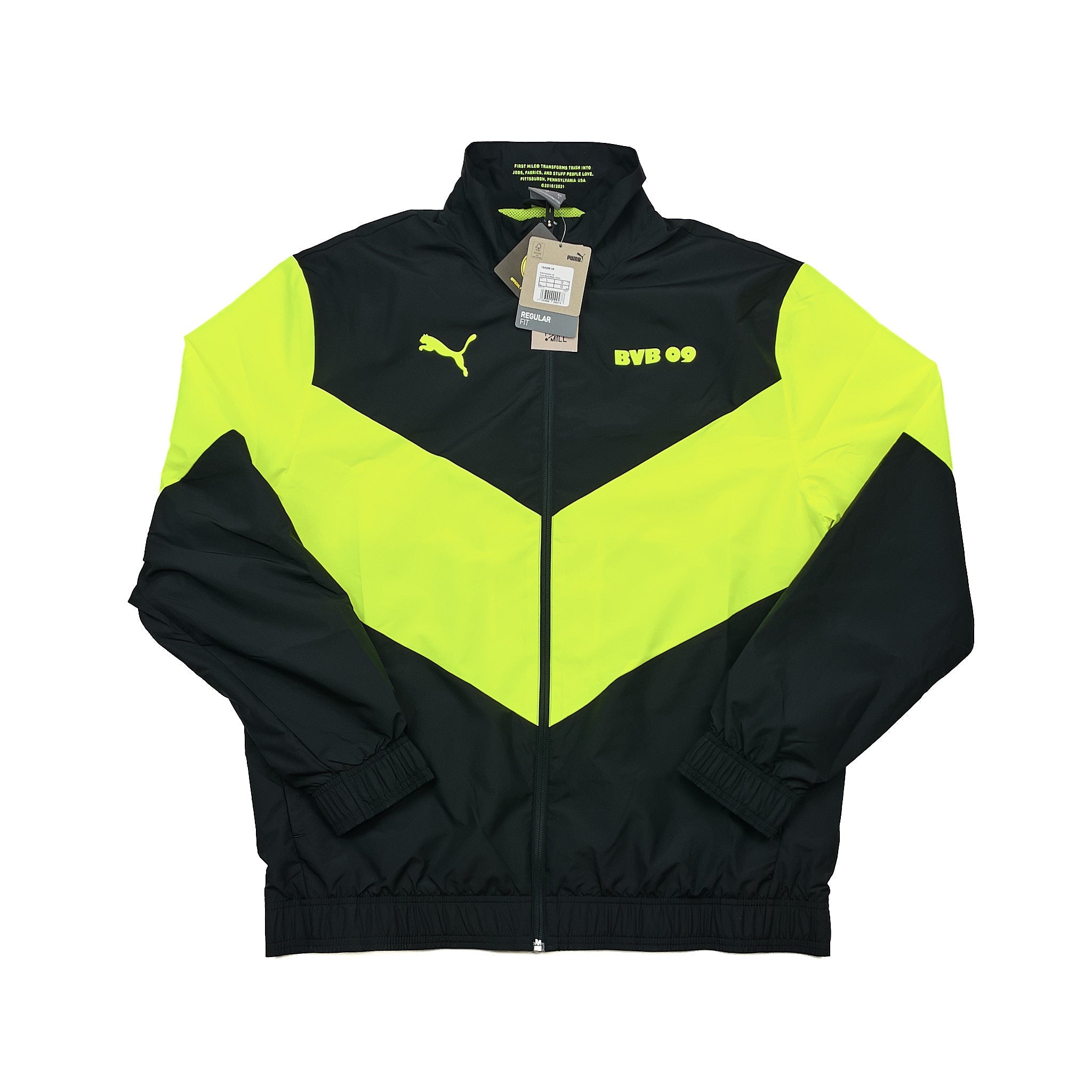 Buy 2021/22 Dortmund *BNWT* Pre-Match Jacket (Multiple Sizes) Puma ~ Free worldwide shipping ~ Authentic Vintage Football Shirts from Cult Kits
