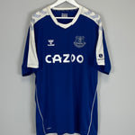 Shop 2021/22 EVERTON TRAINING SHIRT (XXXXL) HUMMEL, classic football shirts, vintage football shirts & retro soccer jerseys at Cult Kits
