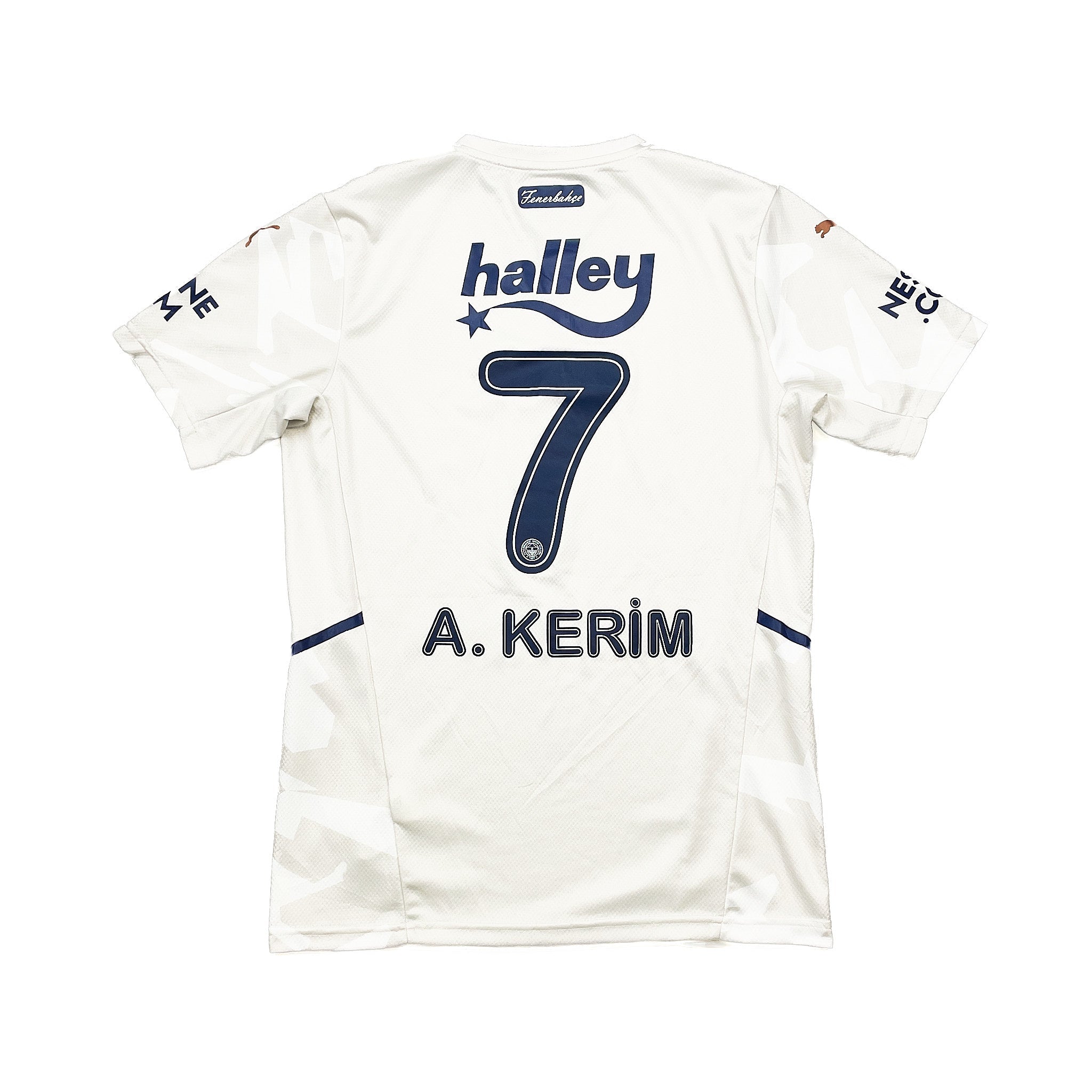 Buy 2021/22 Fenerbahce A.Kerim 7 Away Shirt (S) Puma ~ Free worldwide shipping ~ Authentic Vintage Football Shirts from Cult Kits