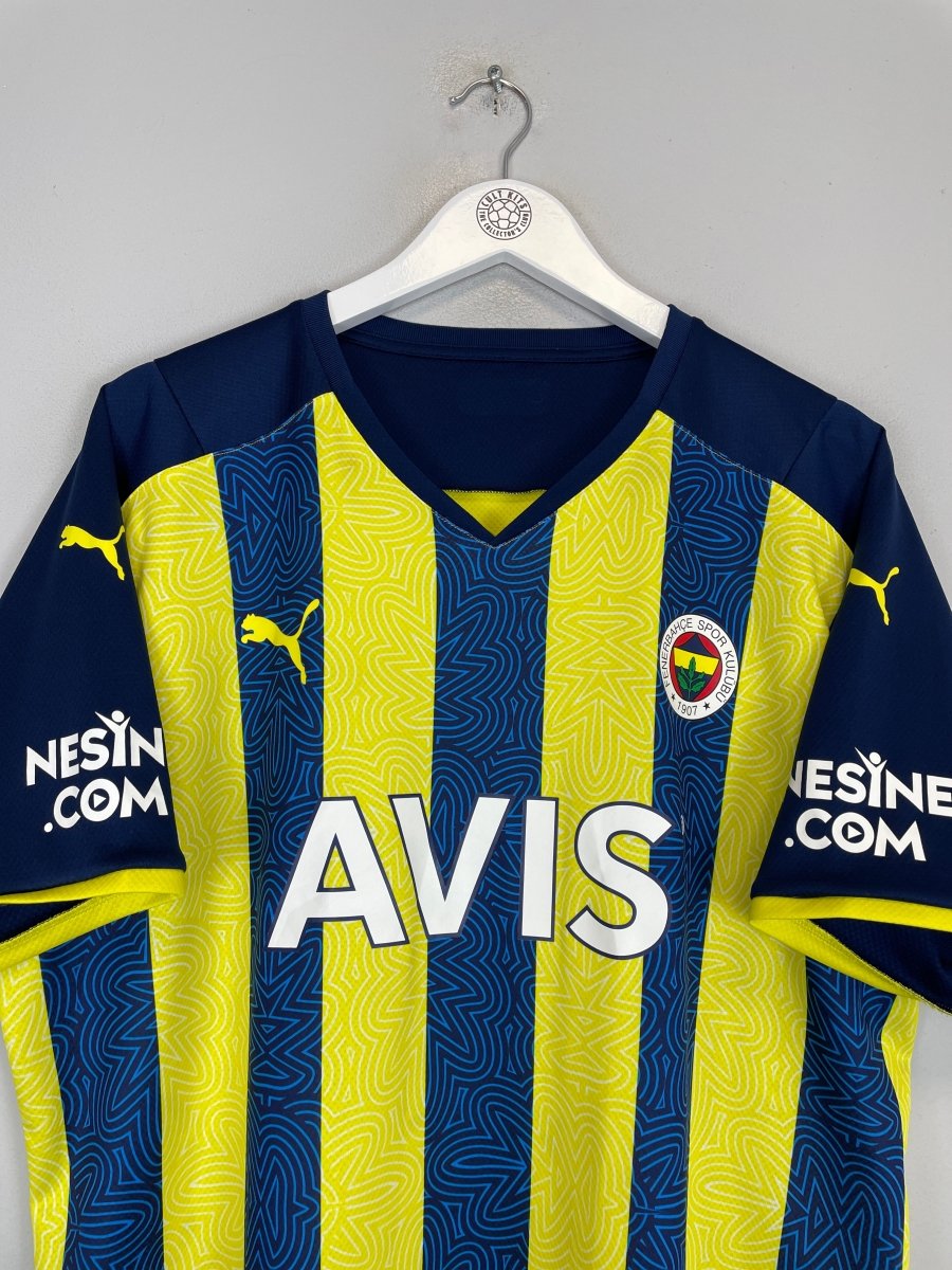 2021/22 FENERBAHCE HOME SHIRT (XL) PUMA - Cult Kits - XL - Buy Vintage Football Shirts, Authentic Retro Football Shirts For Sale, Classic Football Shirts & Soccer Jersey