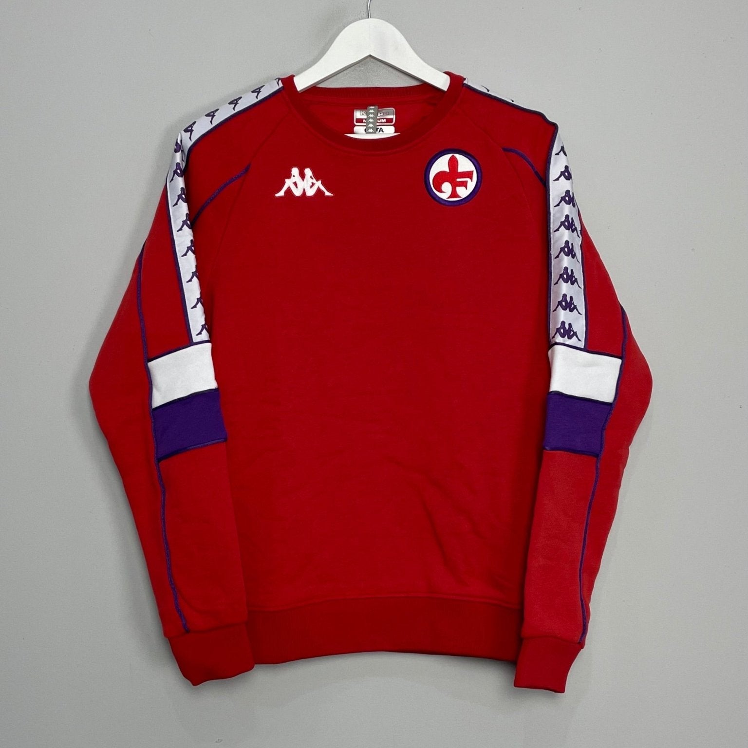 Shop 2021/22 FIORENTINA JUMPER (M) KAPPA, classic football shirts, vintage football shirts & retro soccer jerseys at Cult Kits