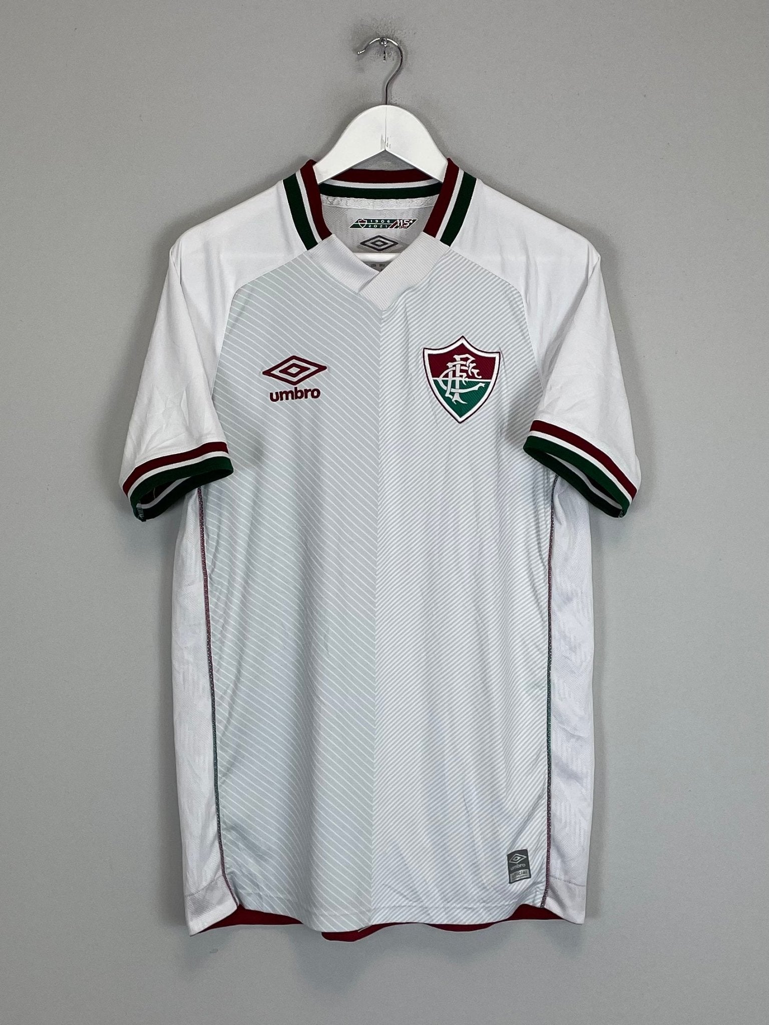 Shop 2021/22 FLUMINENSE AWAY SHIRT (M) UMBRO, classic football shirts, vintage football shirts & retro soccer jerseys at Cult Kits