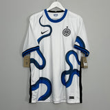 Shop 2021/22 INTER MILAN *BNWT* AWAY SHIRT (XL) NIKE, classic football shirts, vintage football shirts & retro soccer jerseys at Cult Kits
