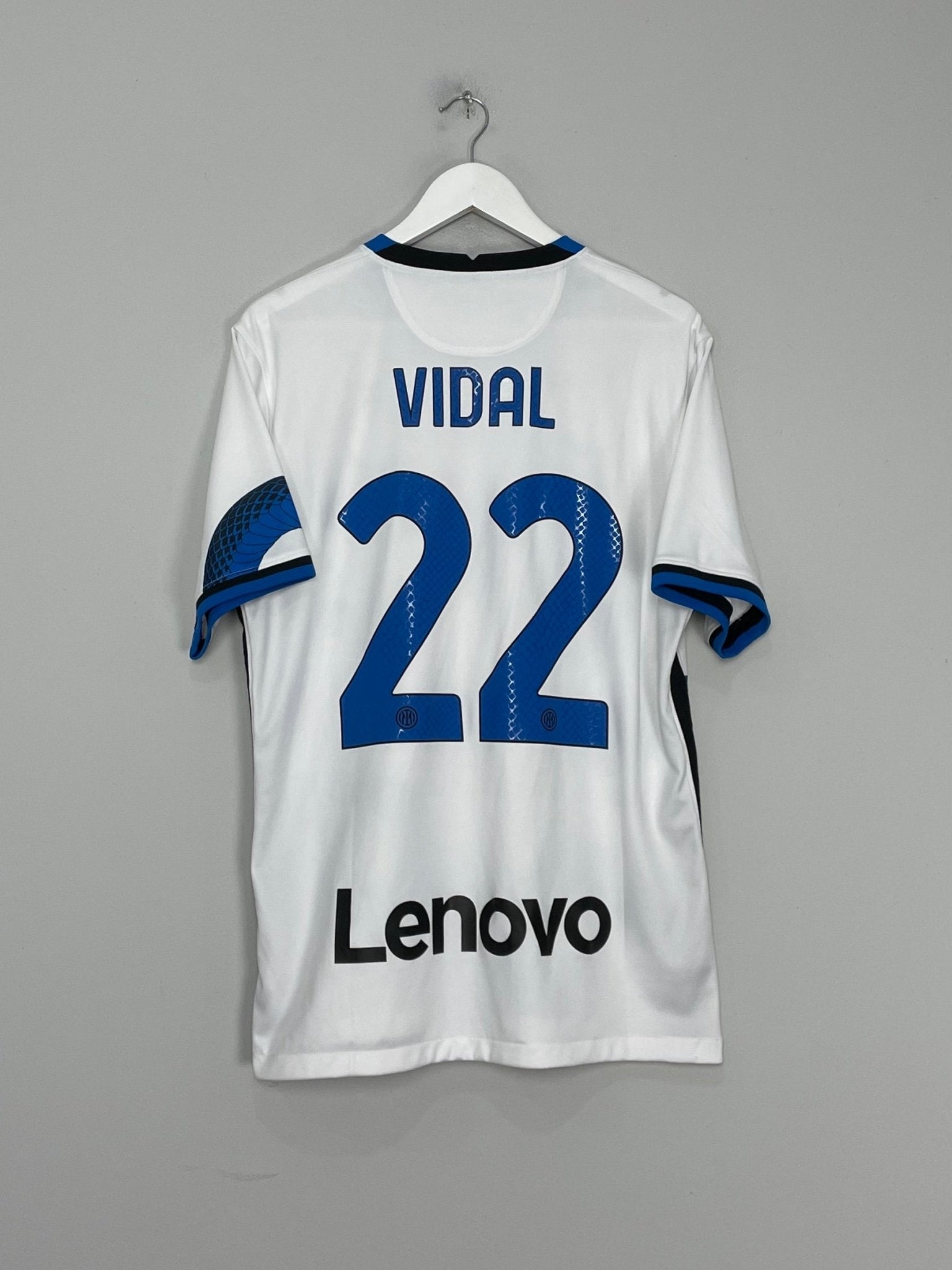 Shop 2021/22 INTER MILAN VIDAL #22 AWAY SHIRT (L) NIKE, classic football shirts, vintage football shirts & retro soccer jerseys at Cult Kits