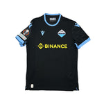 Buy 2021/22 Lazio Immobile 17 E/L *Match Issue* Third Shirt (L) Macron ~ Free worldwide shipping ~ Authentic Vintage Football Shirts from Cult Kits