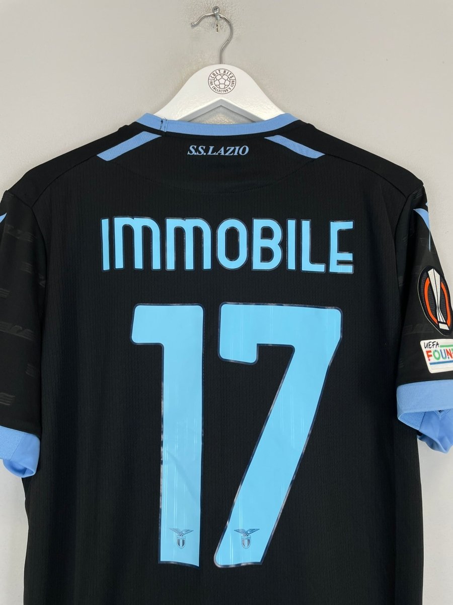 2021/22 LAZIO IMMOBILE 17 E/L *MATCH ISSUE* THIRD SHIRT (L) MACRON - Cult Kits - Large - Buy Vintage Football Shirts, Authentic Retro Football Shirts For Sale, Classic Football Shirts & Soccer Jersey