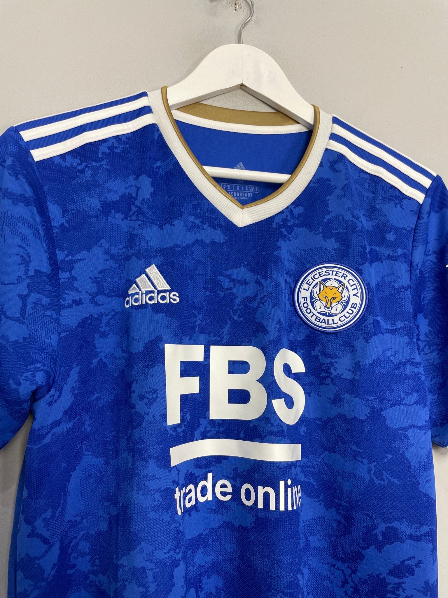 Shop 2021/22 LEICESTER CITY VARDY #9 HOME SHIRT (M) ADIDAS, classic football shirts, vintage football shirts & retro soccer jerseys at Cult Kits
