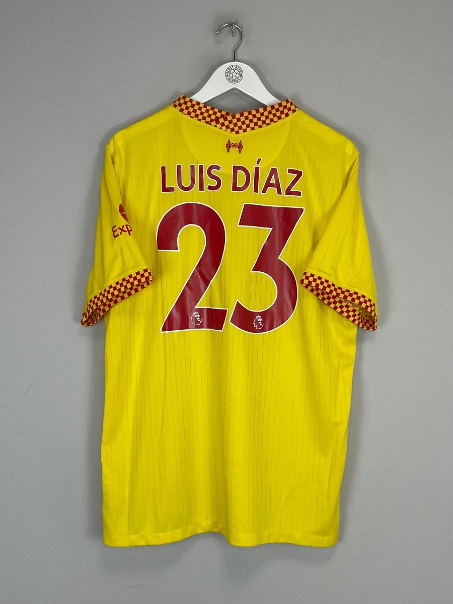 2021/22 LIVERPOOL LUIS DIAZ 23 THIRD SHIRT (XL) NIKE - Cult Kits - XL - Buy Vintage Football Shirts, Authentic Retro Football Shirts For Sale, Classic Football Shirts & Soccer Jersey