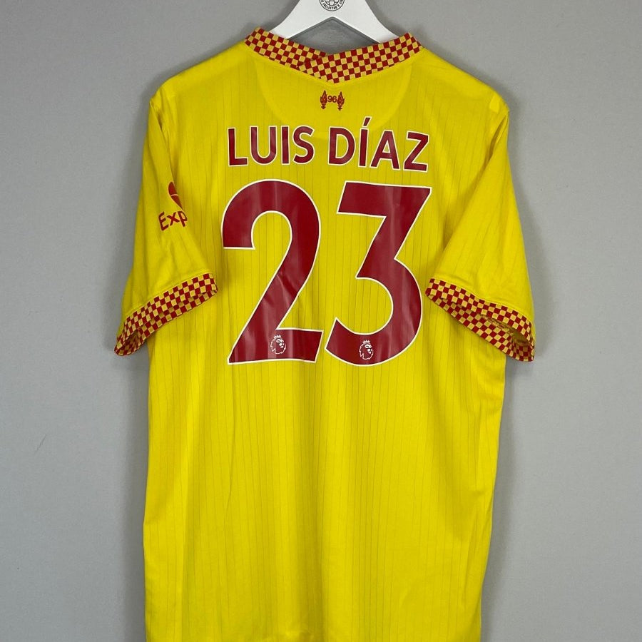 2021/22 LIVERPOOL LUIS DIAZ 23 THIRD SHIRT (XL) NIKE - Cult Kits - XL - Buy Vintage Football Shirts, Authentic Retro Football Shirts For Sale, Classic Football Shirts & Soccer Jersey
