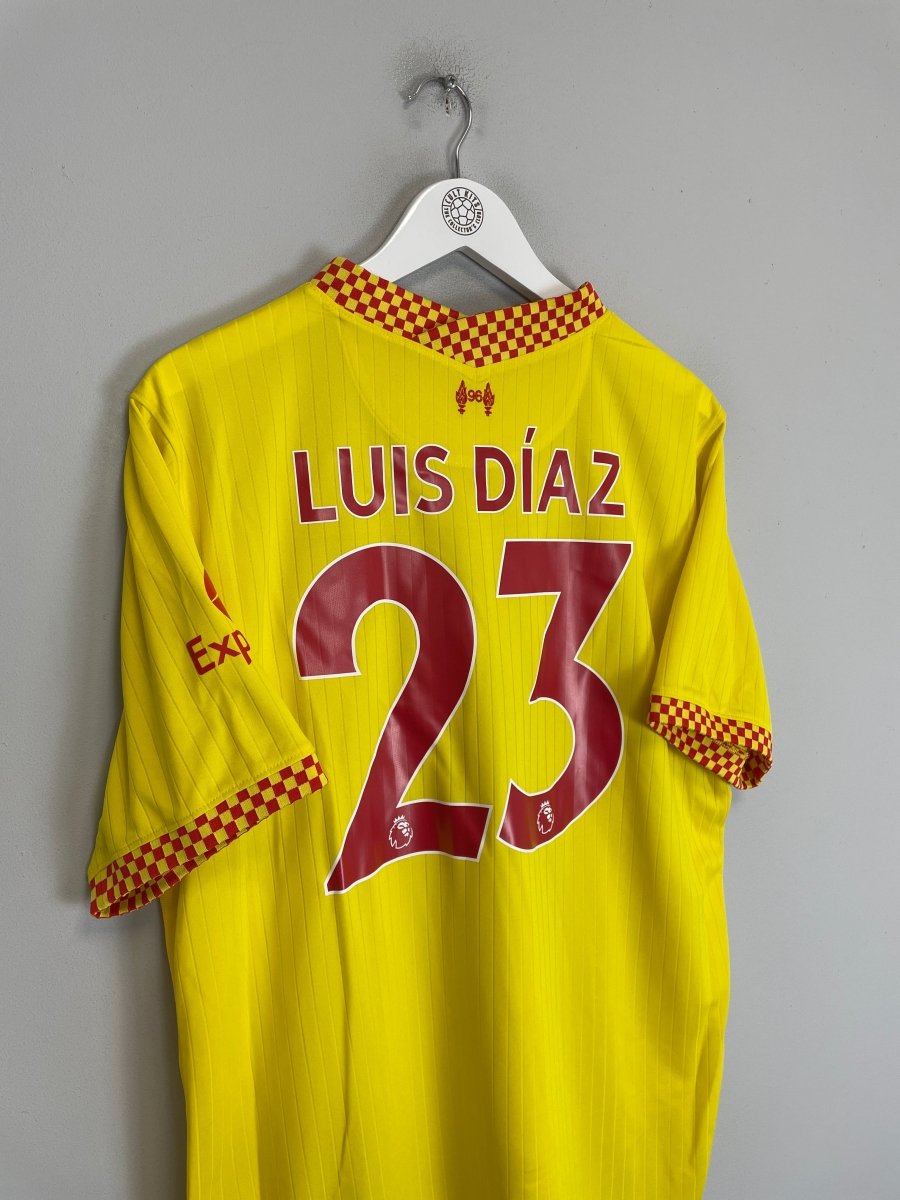 2021/22 LIVERPOOL LUIS DIAZ 23 THIRD SHIRT (XL) NIKE - Cult Kits - XL - Buy Vintage Football Shirts, Authentic Retro Football Shirts For Sale, Classic Football Shirts & Soccer Jersey