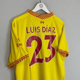 2021/22 LIVERPOOL LUIS DIAZ 23 THIRD SHIRT (XL) NIKE - Cult Kits - XL - Buy Vintage Football Shirts, Authentic Retro Football Shirts For Sale, Classic Football Shirts & Soccer Jersey