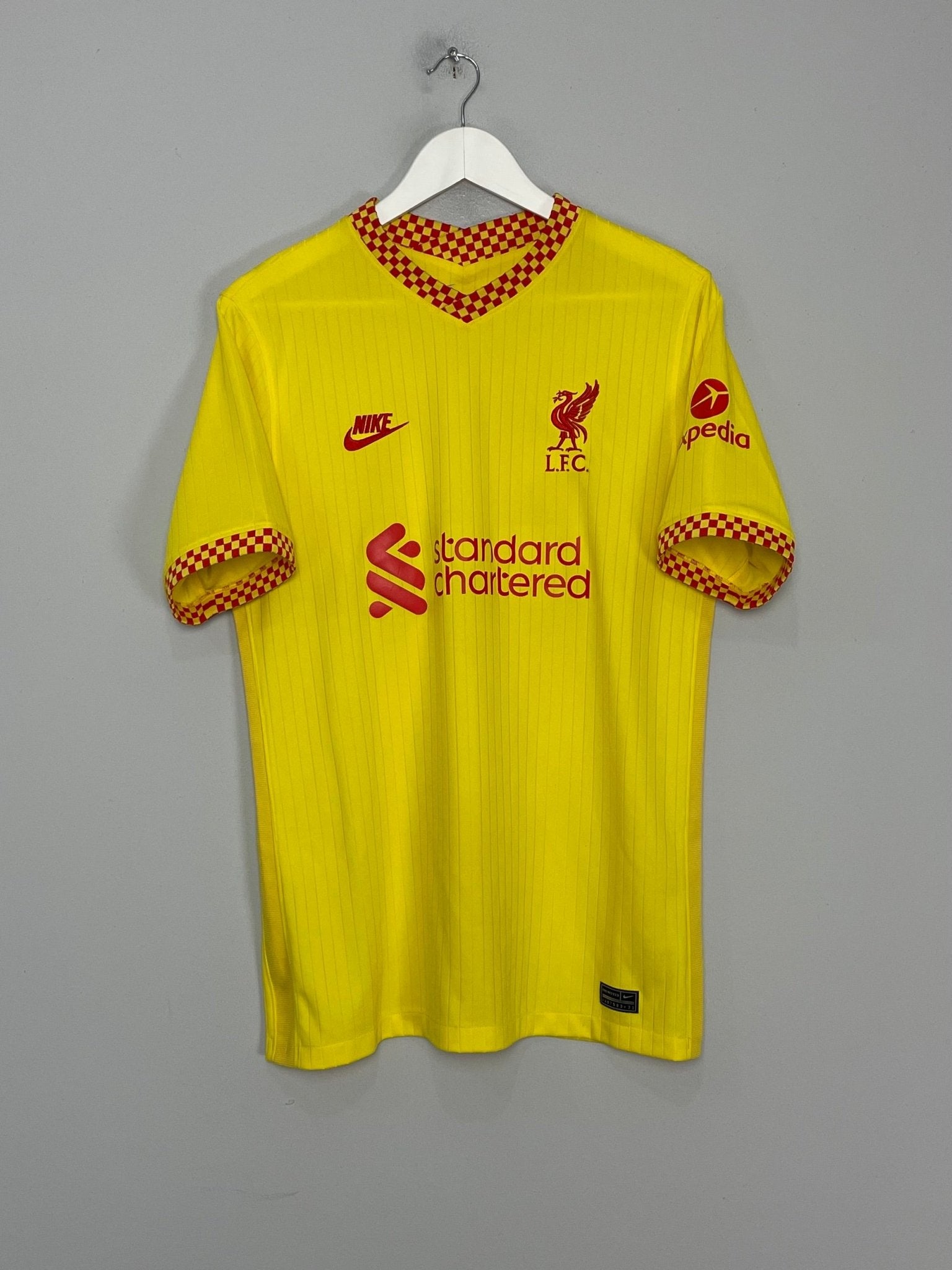 Shop 2021/22 LIVERPOOL M.SALAH #11 THIRD SHIRT (M) NIKE, classic football shirts, vintage football shirts & retro soccer jerseys at Cult Kits