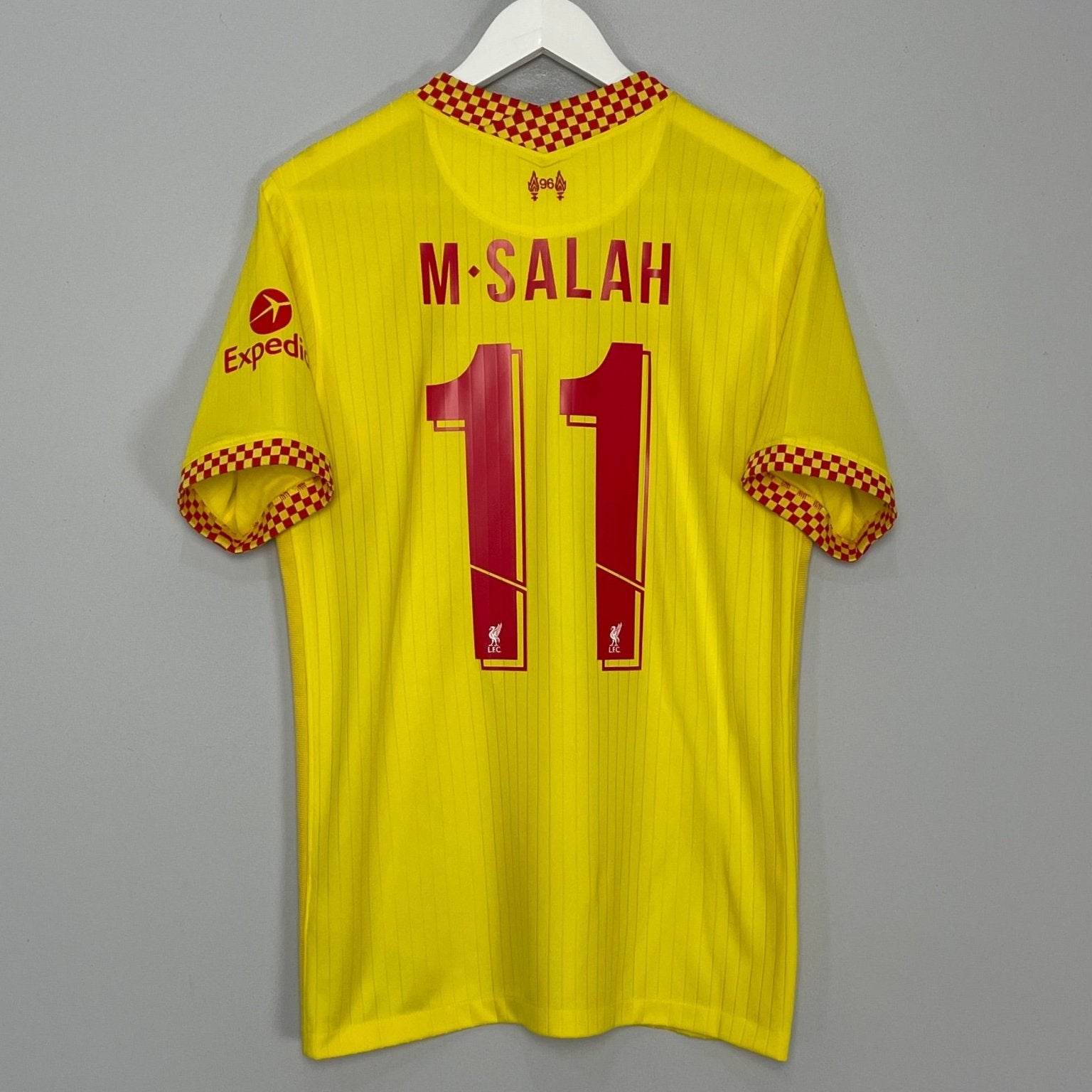Shop 2021/22 LIVERPOOL M.SALAH #11 THIRD SHIRT (M) NIKE, classic football shirts, vintage football shirts & retro soccer jerseys at Cult Kits