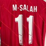 Shop 2021/22 LIVERPOOL SALAH #11 *BNWT* AUTHENTIC HOME SHIRT (M) NIKE, classic football shirts, vintage football shirts & retro soccer jerseys at Cult Kits