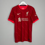 Shop 2021/22 LIVERPOOL SALAH #11 HOME SHIRT (M) NIKE, classic football shirts, vintage football shirts & retro soccer jerseys at Cult Kits