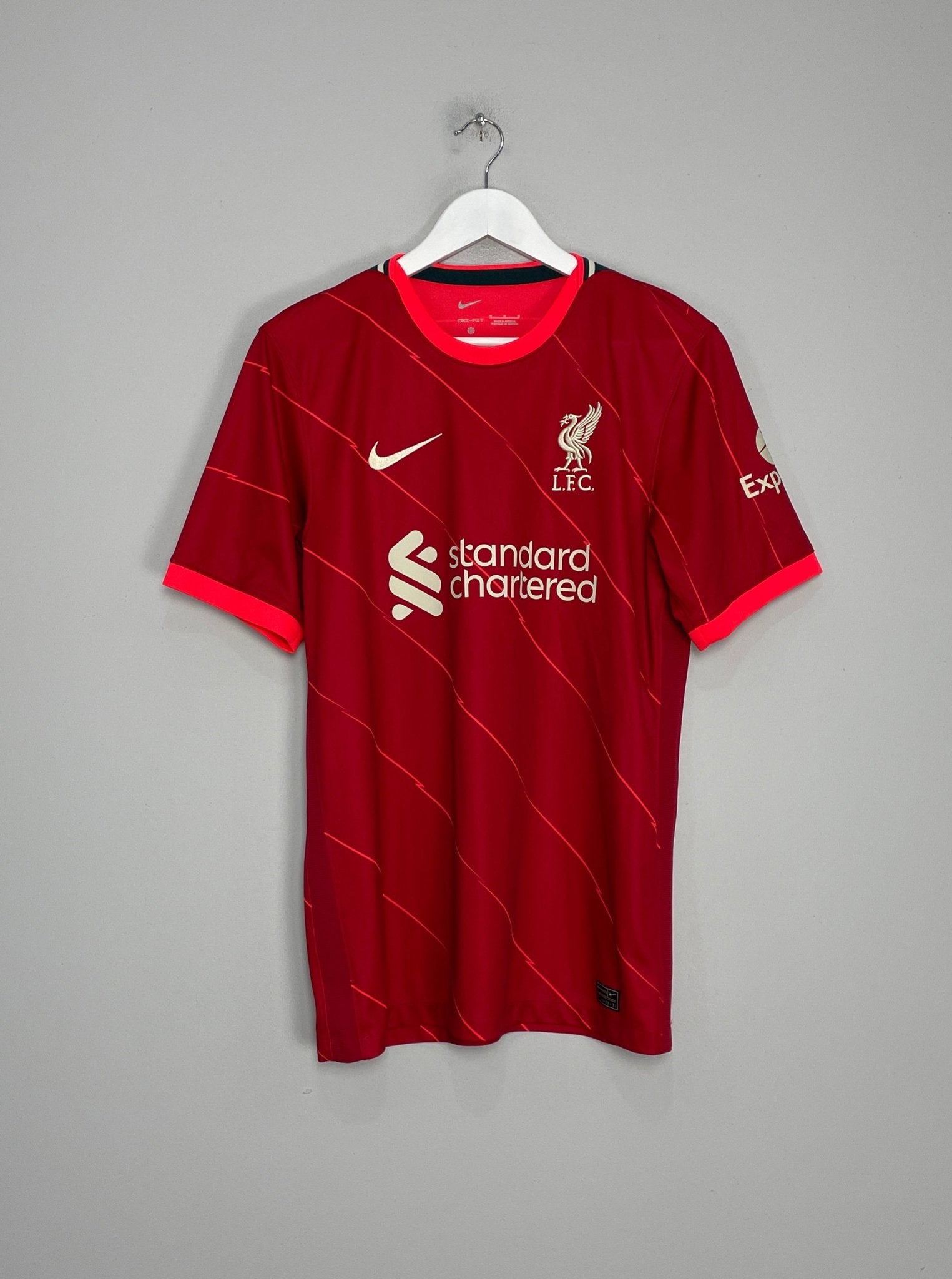 Shop 2021/22 LIVERPOOL SALAH #11 HOME SHIRT (M) NIKE, classic football shirts, vintage football shirts & retro soccer jerseys at Cult Kits