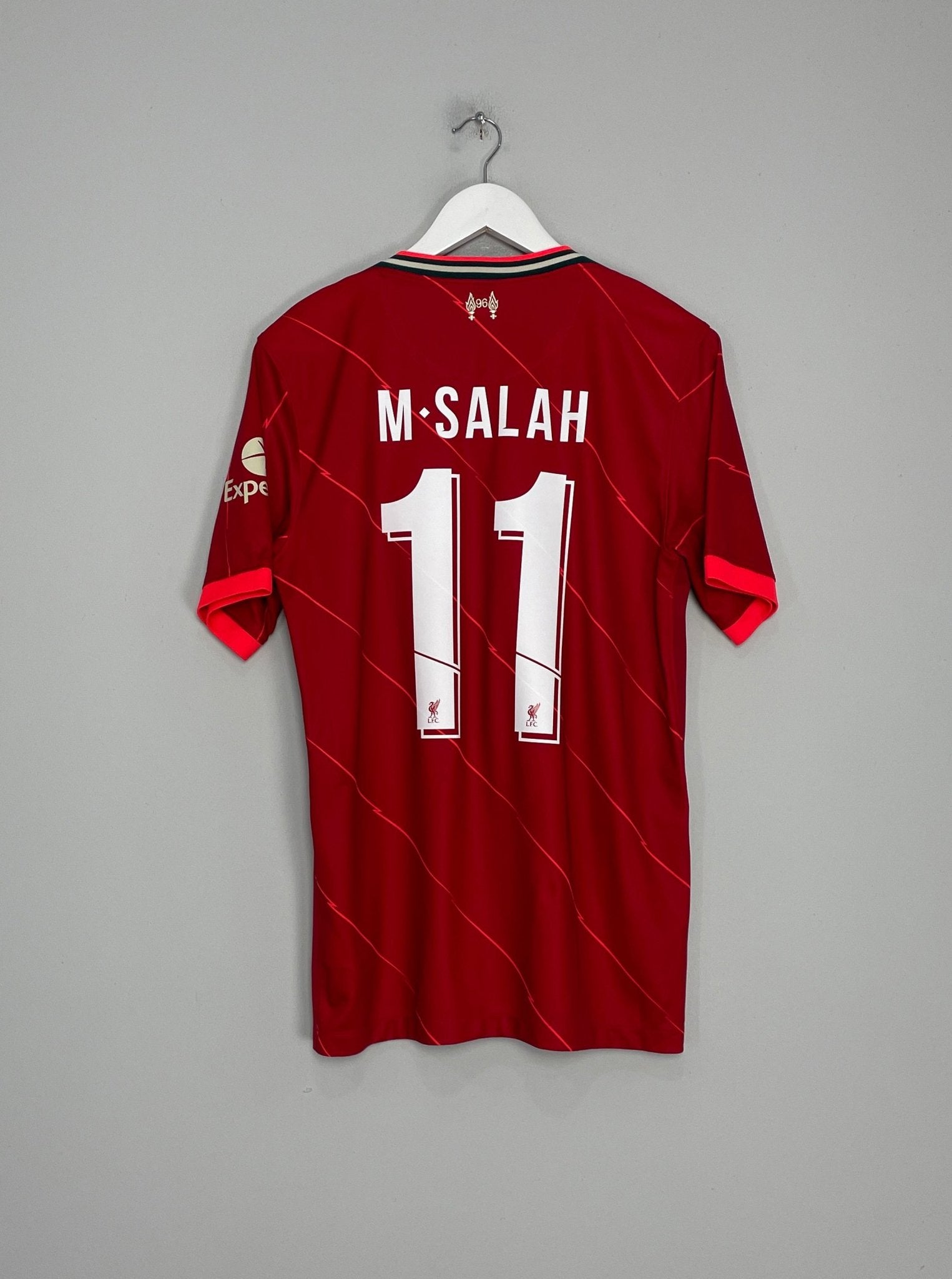 Shop 2021/22 LIVERPOOL SALAH #11 HOME SHIRT (M) NIKE, classic football shirts, vintage football shirts & retro soccer jerseys at Cult Kits