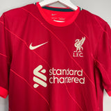 Shop 2021/22 LIVERPOOL SALAH #11 HOME SHIRT (M) NIKE, classic football shirts, vintage football shirts & retro soccer jerseys at Cult Kits