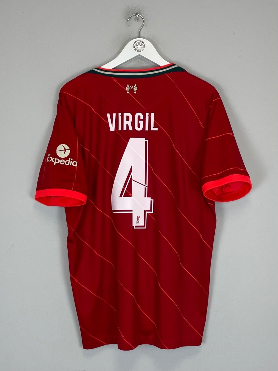 2021/22 LIVERPOOL VIRGIL 4 HOME SHIRT (XL) NIKE - Cult Kits - XL - Buy Vintage Football Shirts, Authentic Retro Football Shirts For Sale, Classic Football Shirts & Soccer Jersey