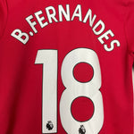 Shop 2021/22 MANCHESTER UNITED B.FERNANDES #18 HOME SHIRT (L.KIDS) ADIDAS, classic football shirts, vintage football shirts & retro soccer jerseys at Cult Kits