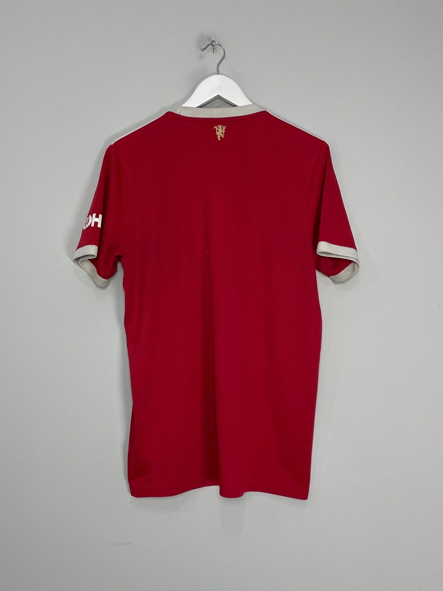 Shop 2021/22 MANCHESTER UNITED HOME SHIRT (L) ADIDAS, classic football shirts, vintage football shirts & retro soccer jerseys at Cult Kits