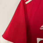Shop 2021/22 MANCHESTER UNITED HOME SHIRT (L) ADIDAS, classic football shirts, vintage football shirts & retro soccer jerseys at Cult Kits