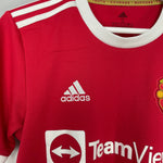 Shop 2021/22 MANCHESTER UNITED HOME SHIRT (S) ADIDAS, classic football shirts, vintage football shirts & retro soccer jerseys at Cult Kits