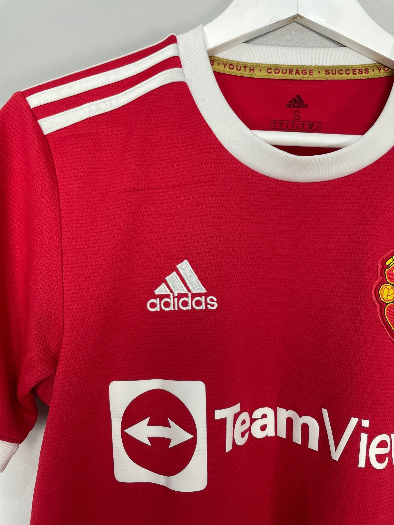 Shop 2021/22 MANCHESTER UNITED HOME SHIRT (S) ADIDAS, classic football shirts, vintage football shirts & retro soccer jerseys at Cult Kits