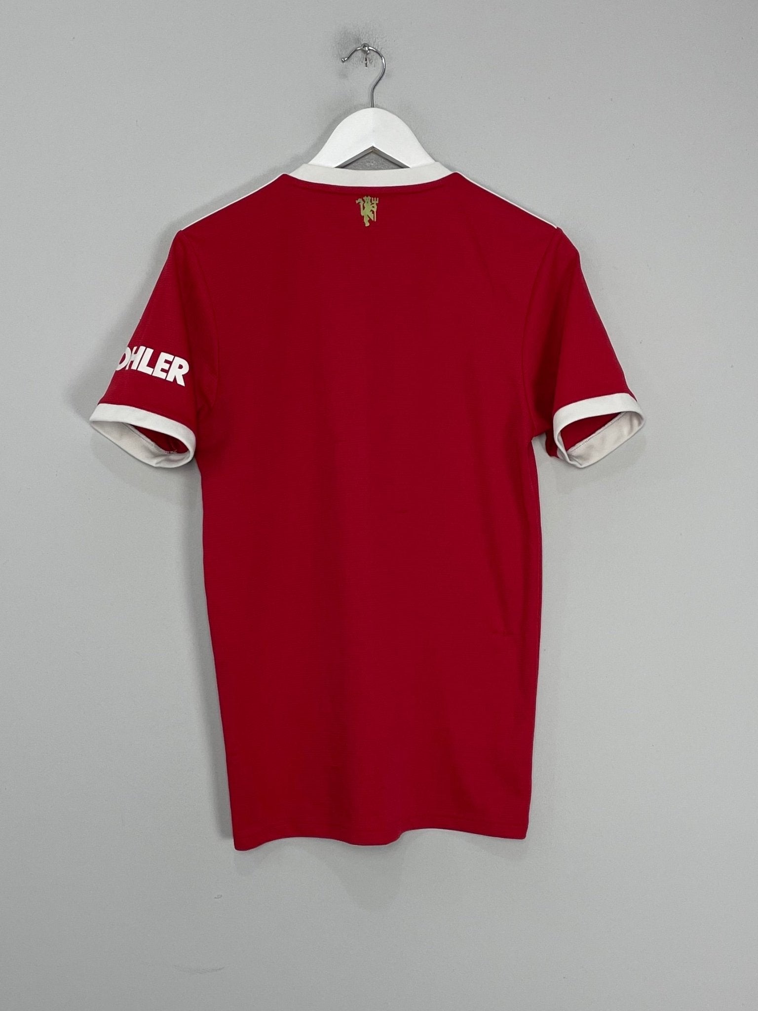 Shop 2021/22 MANCHESTER UNITED HOME SHIRT (S) ADIDAS, classic football shirts, vintage football shirts & retro soccer jerseys at Cult Kits