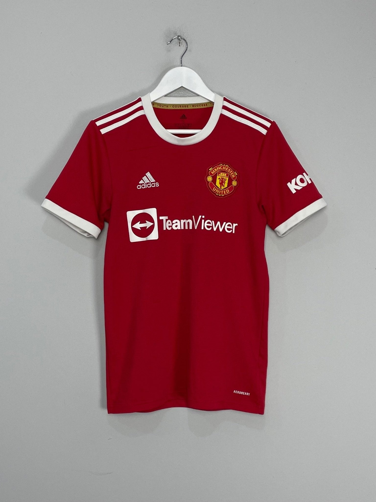 Shop 2021/22 MANCHESTER UNITED HOME SHIRT (S) ADIDAS, classic football shirts, vintage football shirts & retro soccer jerseys at Cult Kits