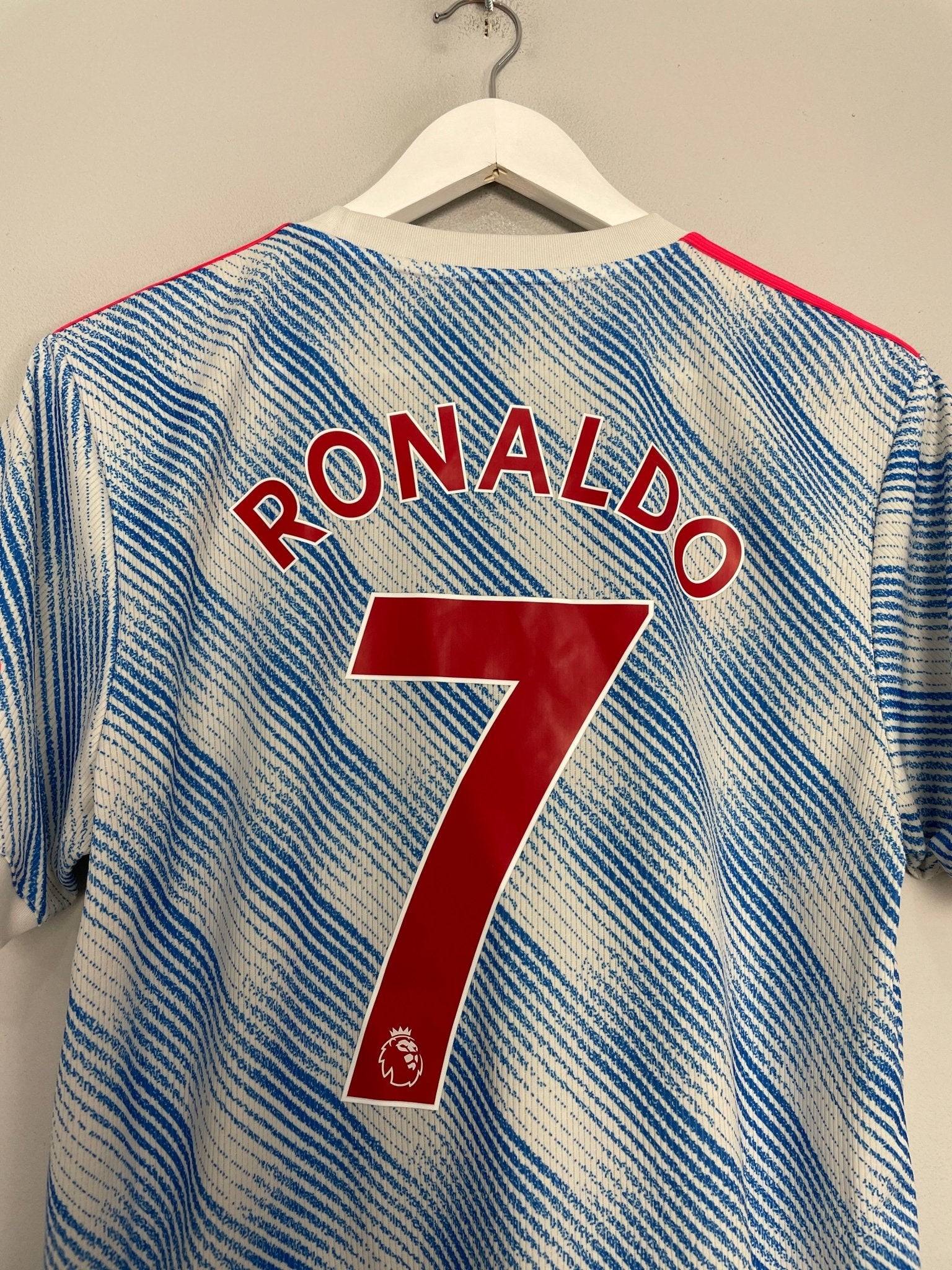 Shop 2021/22 MANCHESTER UNITED RONALDO #7 AWAY SHIRT (M) ADIDAS, classic football shirts, vintage football shirts & retro soccer jerseys at Cult Kits