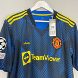 Shop 2021/22 MANCHESTER UNITED RONALDO #7 *BNWT* C/L AWAY SHIRT (XL) ADIDAS, classic football shirts, vintage football shirts & retro soccer jerseys at Cult Kits