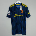 Shop 2021/22 MANCHESTER UNITED RONALDO #7 *BNWT* C/L AWAY SHIRT (XL) ADIDAS, classic football shirts, vintage football shirts & retro soccer jerseys at Cult Kits
