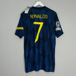 Shop 2021/22 MANCHESTER UNITED RONALDO #7 *BNWT* C/L AWAY SHIRT (XL) ADIDAS, classic football shirts, vintage football shirts & retro soccer jerseys at Cult Kits