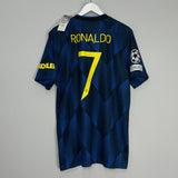 Shop 2021/22 MANCHESTER UNITED RONALDO #7 *BNWT* C/L AWAY SHIRT (XL) ADIDAS, classic football shirts, vintage football shirts & retro soccer jerseys at Cult Kits