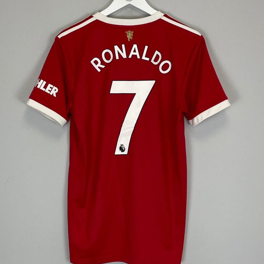 2021/22 MANCHESTER UNITED RONALDO 7 HOME SHIRT (M) ADIDAS - Cult Kits - Medium - Buy Vintage Football Shirts, Authentic Retro Football Shirts For Sale, Classic Football Shirts & Soccer Jersey