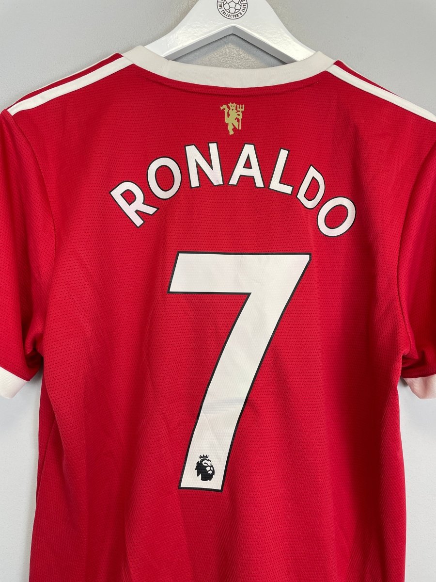 2021/22 MANCHESTER UNITED RONALDO 7 HOME SHIRT (M) ADIDAS - Cult Kits - Medium - Buy Vintage Football Shirts, Authentic Retro Football Shirts For Sale, Classic Football Shirts & Soccer Jersey