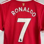 2021/22 MANCHESTER UNITED RONALDO 7 HOME SHIRT (M) ADIDAS - Cult Kits - Medium - Buy Vintage Football Shirts, Authentic Retro Football Shirts For Sale, Classic Football Shirts & Soccer Jersey
