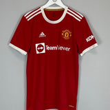 2021/22 MANCHESTER UNITED RONALDO 7 HOME SHIRT (M) ADIDAS - Cult Kits - Medium - Buy Vintage Football Shirts, Authentic Retro Football Shirts For Sale, Classic Football Shirts & Soccer Jersey
