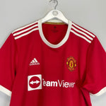 2021/22 MANCHESTER UNITED RONALDO 7 HOME SHIRT (XL) ADIDAS - Cult Kits - XL - Buy Vintage Football Shirts, Authentic Retro Football Shirts For Sale, Classic Football Shirts & Soccer Jersey