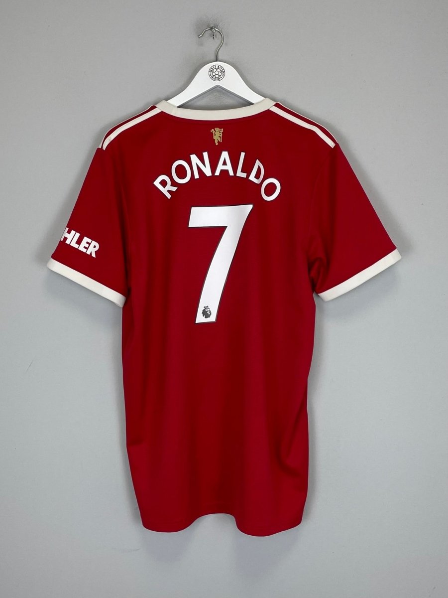 2021/22 MANCHESTER UNITED RONALDO 7 HOME SHIRT (XL) ADIDAS - Cult Kits - XL - Buy Vintage Football Shirts, Authentic Retro Football Shirts For Sale, Classic Football Shirts & Soccer Jersey