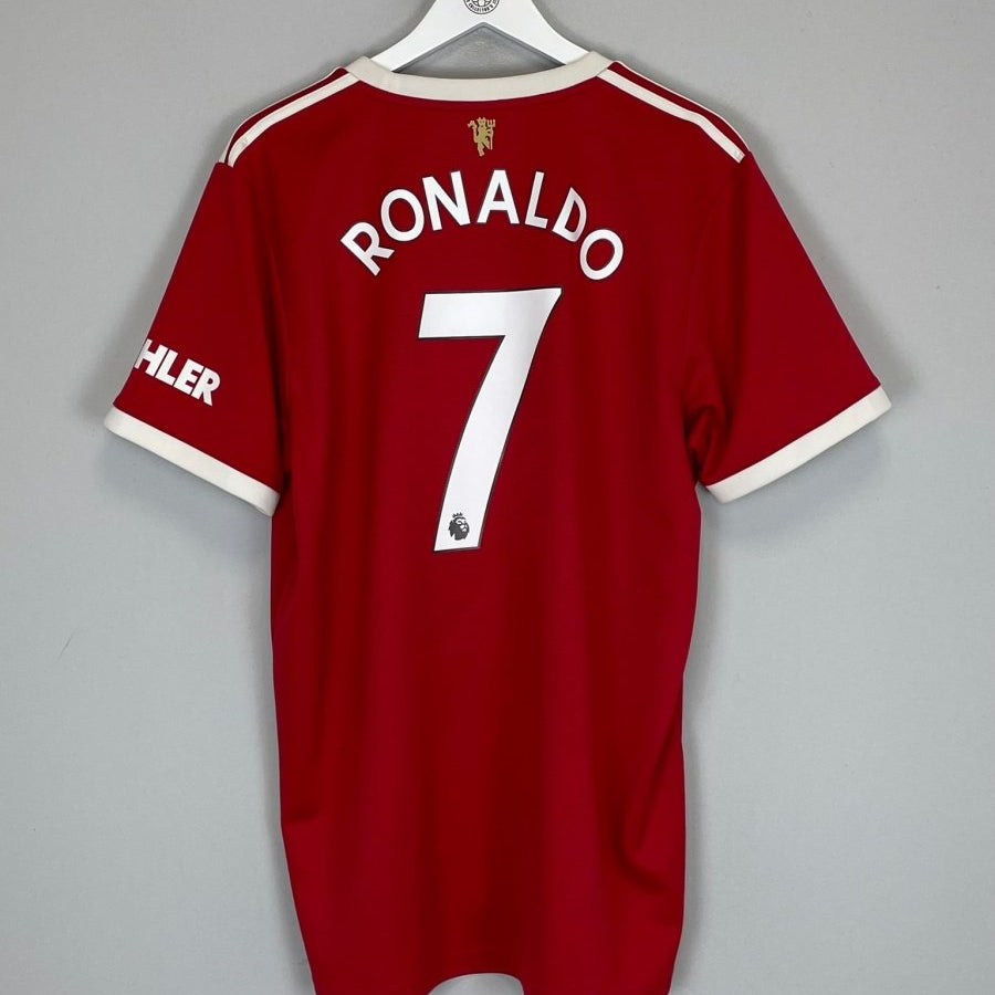 2021/22 MANCHESTER UNITED RONALDO 7 HOME SHIRT (XL) ADIDAS - Cult Kits - XL - Buy Vintage Football Shirts, Authentic Retro Football Shirts For Sale, Classic Football Shirts & Soccer Jersey