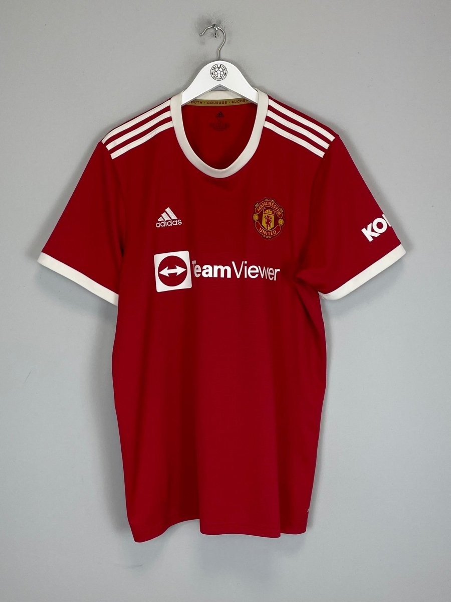 2021/22 MANCHESTER UNITED RONALDO 7 HOME SHIRT (XL) ADIDAS - Cult Kits - XL - Buy Vintage Football Shirts, Authentic Retro Football Shirts For Sale, Classic Football Shirts & Soccer Jersey