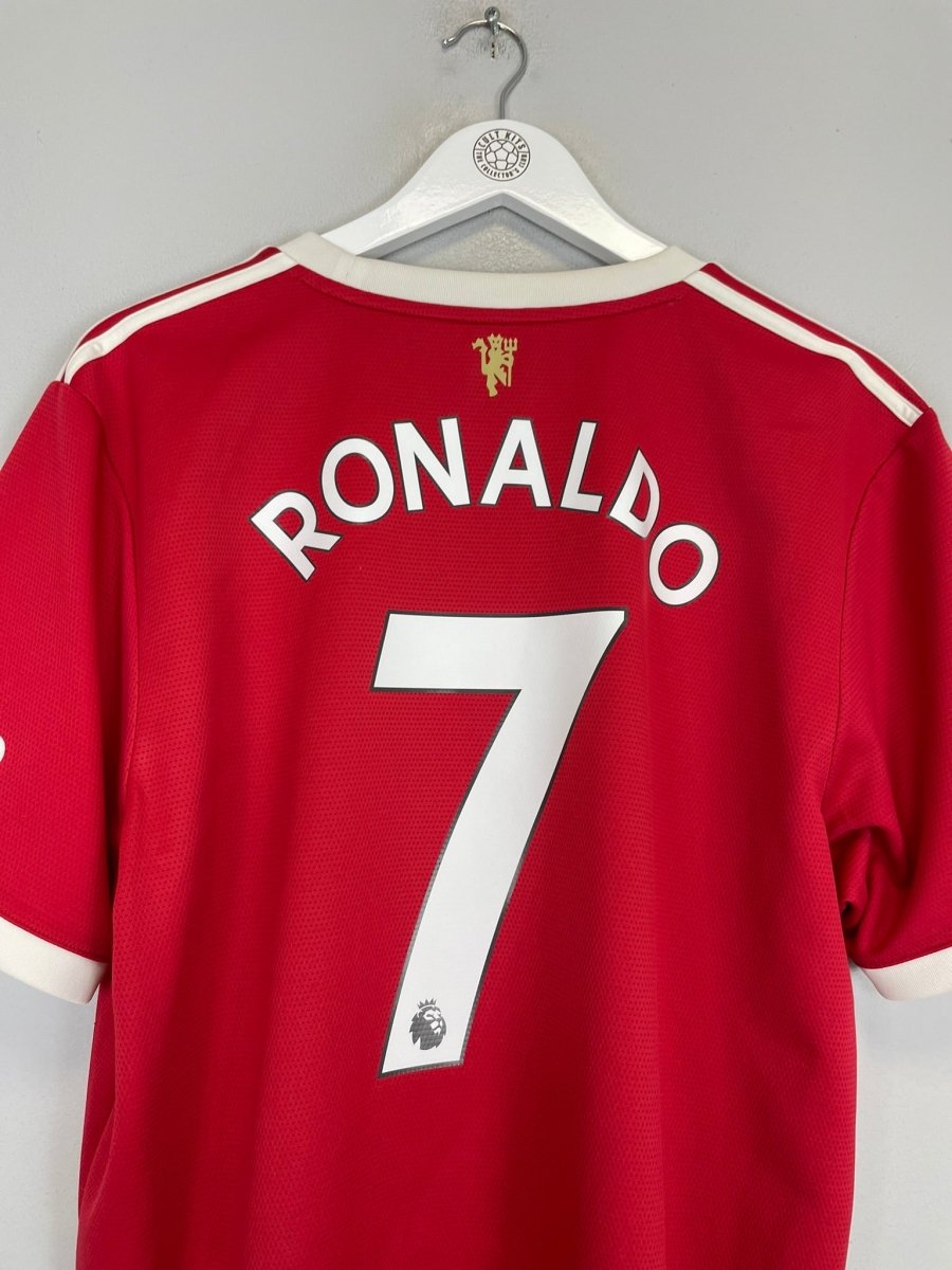 2021/22 MANCHESTER UNITED RONALDO 7 HOME SHIRT (XL) ADIDAS - Cult Kits - XL - Buy Vintage Football Shirts, Authentic Retro Football Shirts For Sale, Classic Football Shirts & Soccer Jersey
