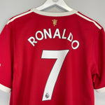 2021/22 MANCHESTER UNITED RONALDO 7 HOME SHIRT (XL) ADIDAS - Cult Kits - XL - Buy Vintage Football Shirts, Authentic Retro Football Shirts For Sale, Classic Football Shirts & Soccer Jersey