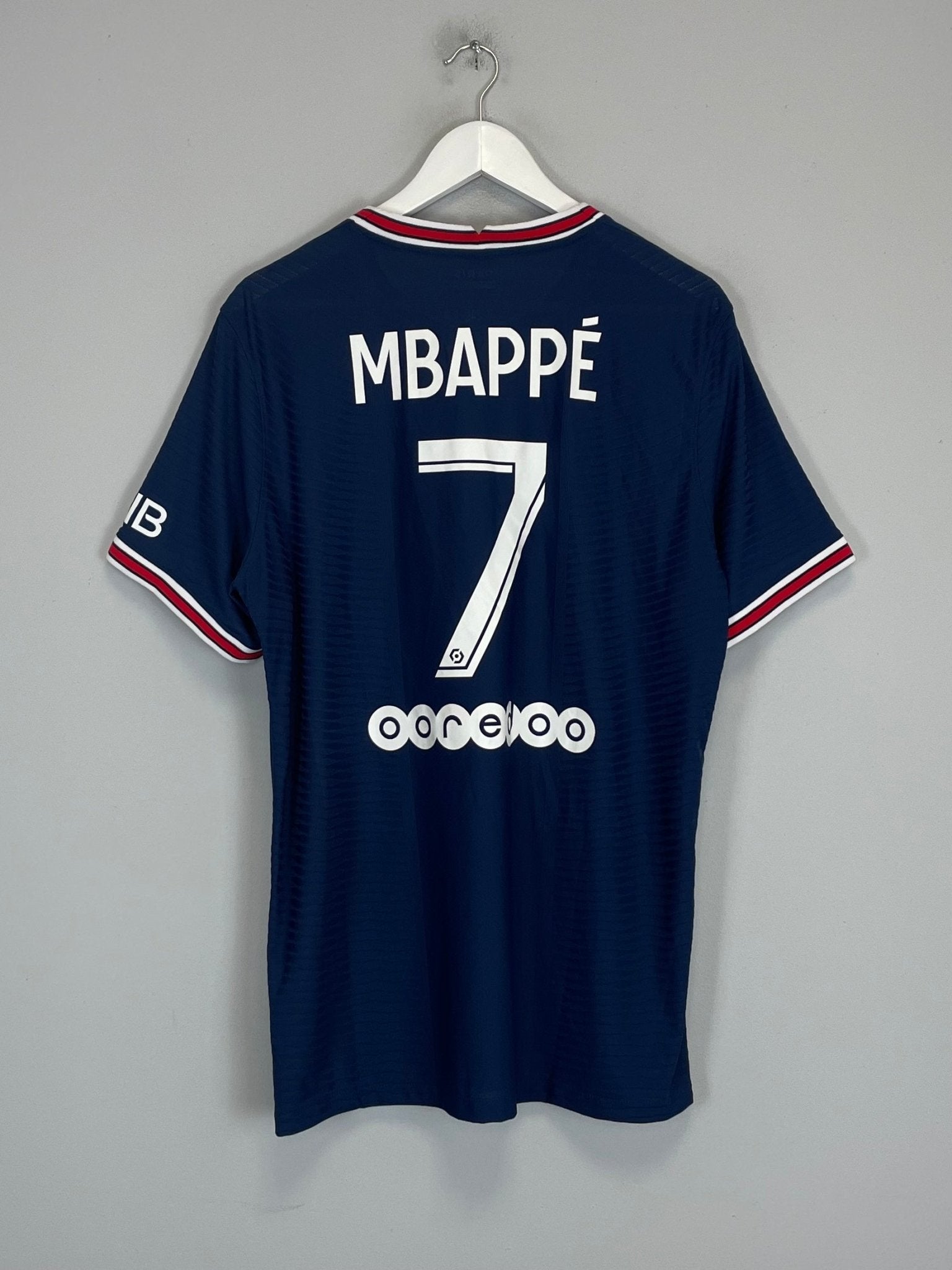 Shop 2021/22 PSG MBAPPE #7 HOME SHIRT (XL) JORDAN, classic football shirts, vintage football shirts & retro soccer jerseys at Cult Kits