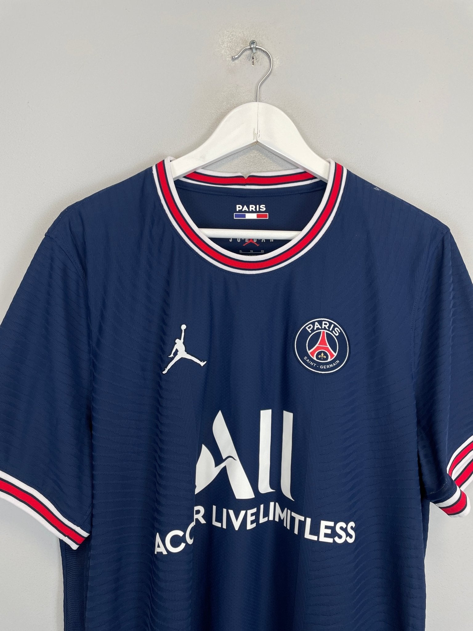 Shop 2021/22 PSG MBAPPE #7 HOME SHIRT (XL) JORDAN, classic football shirts, vintage football shirts & retro soccer jerseys at Cult Kits