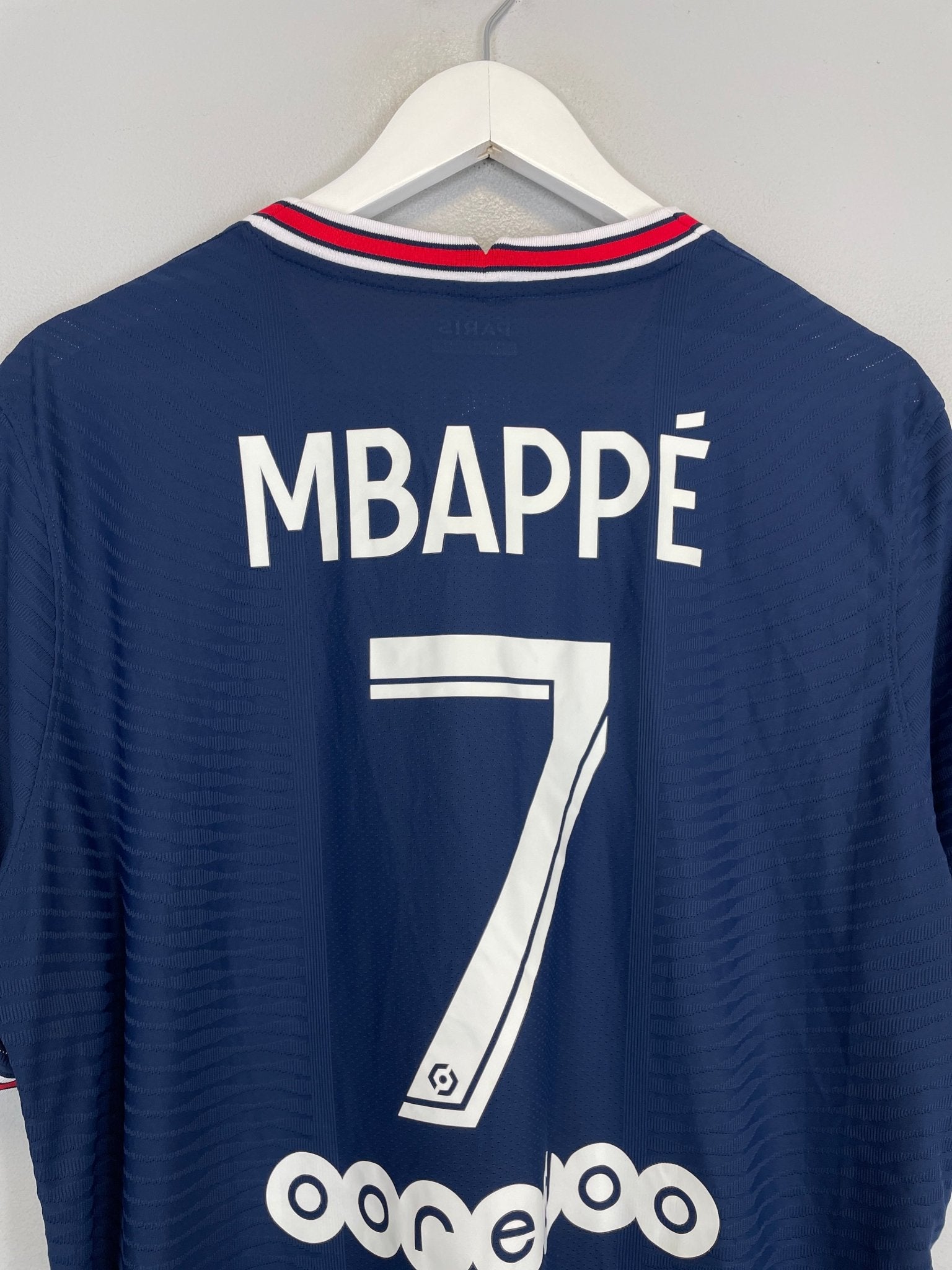 Shop 2021/22 PSG MBAPPE #7 HOME SHIRT (XL) JORDAN, classic football shirts, vintage football shirts & retro soccer jerseys at Cult Kits