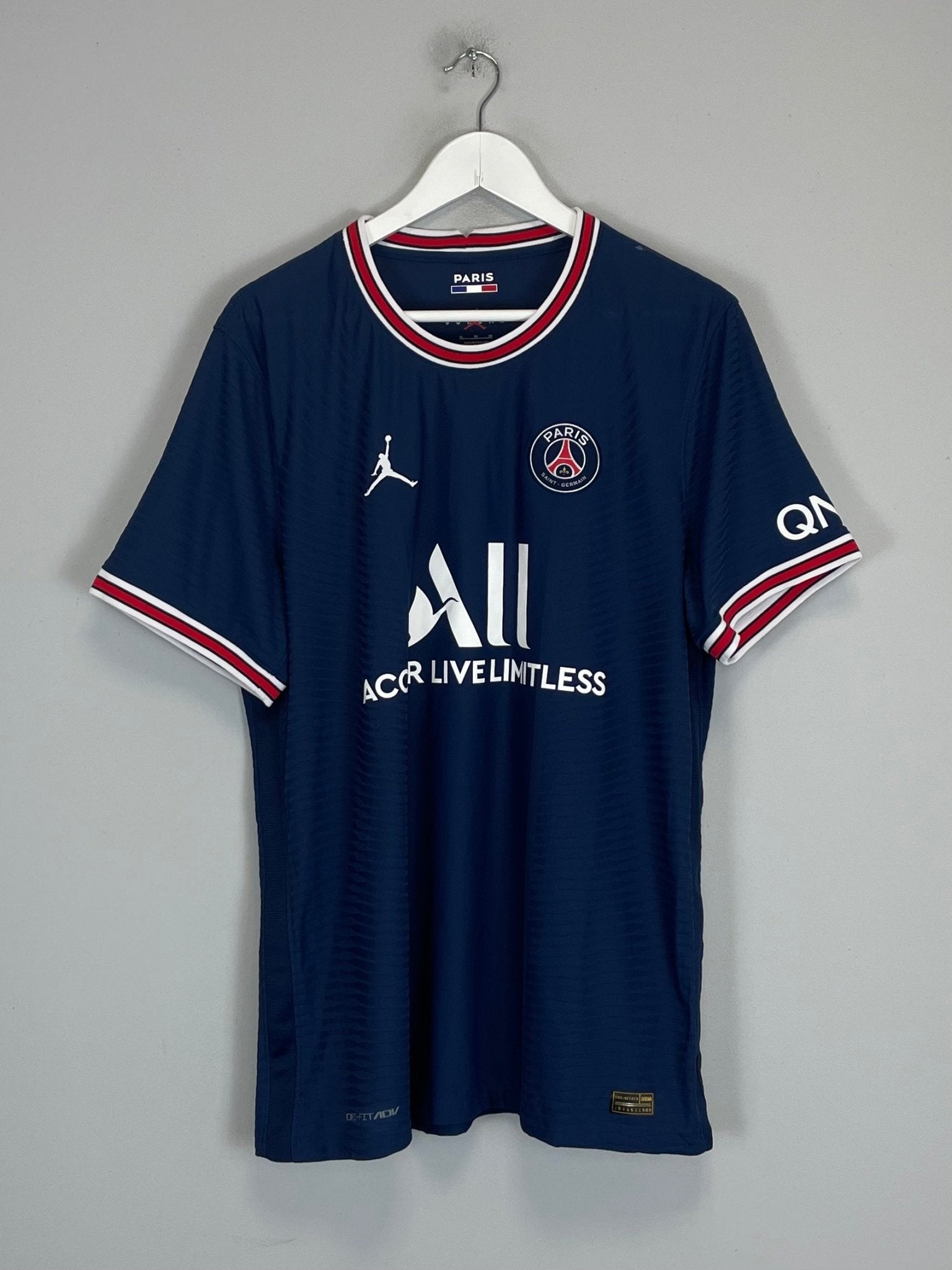 Shop 2021/22 PSG MBAPPE #7 HOME SHIRT (XL) JORDAN, classic football shirts, vintage football shirts & retro soccer jerseys at Cult Kits