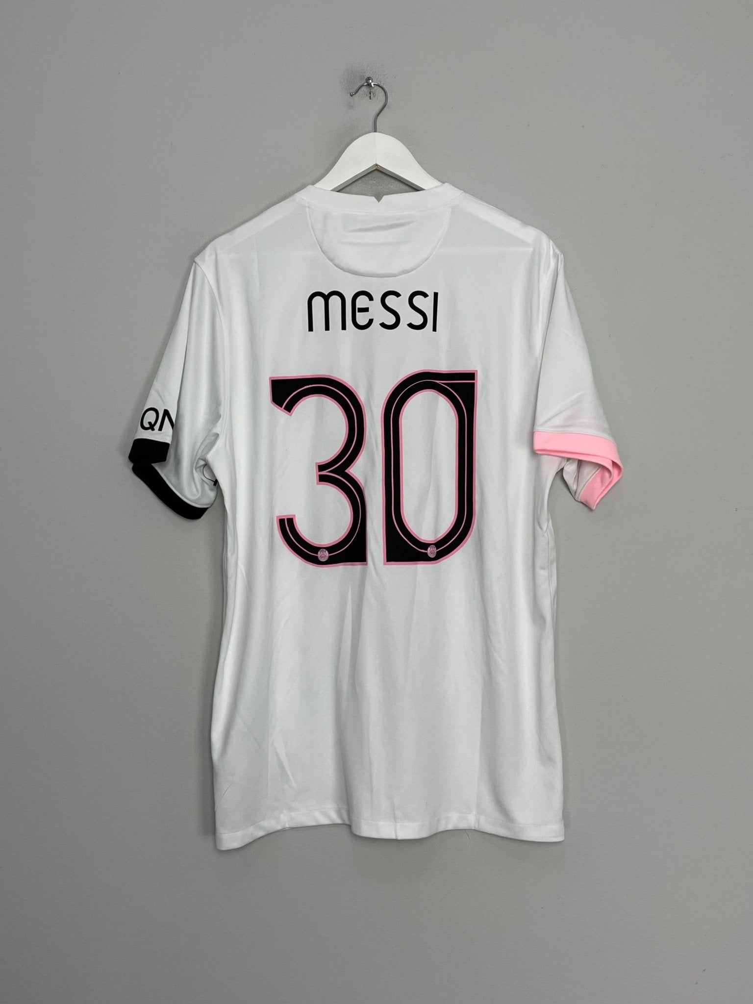 Shop 2021/22 PSG MESSI #30 AWAY SHIRT (XL) NIKE, classic football shirts, vintage football shirts & retro soccer jerseys at Cult Kits